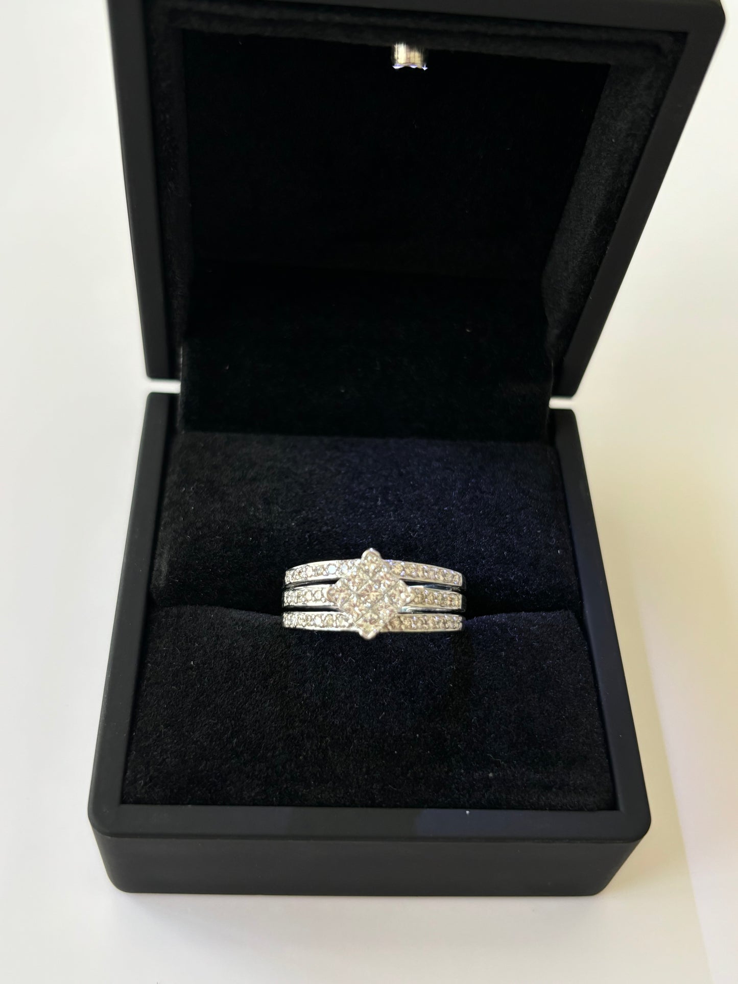 Princess Cut Diamond Band