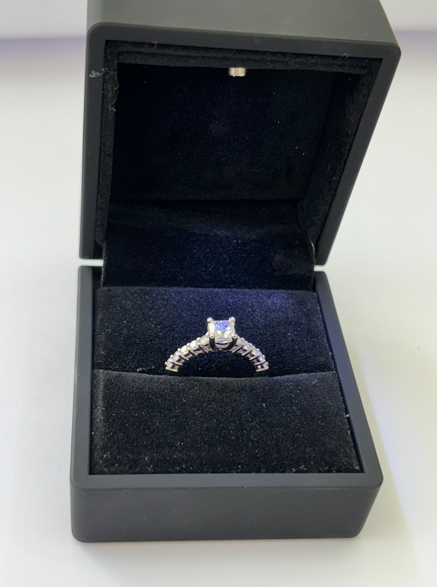 Radiant Cut Diamond Engagement Ring