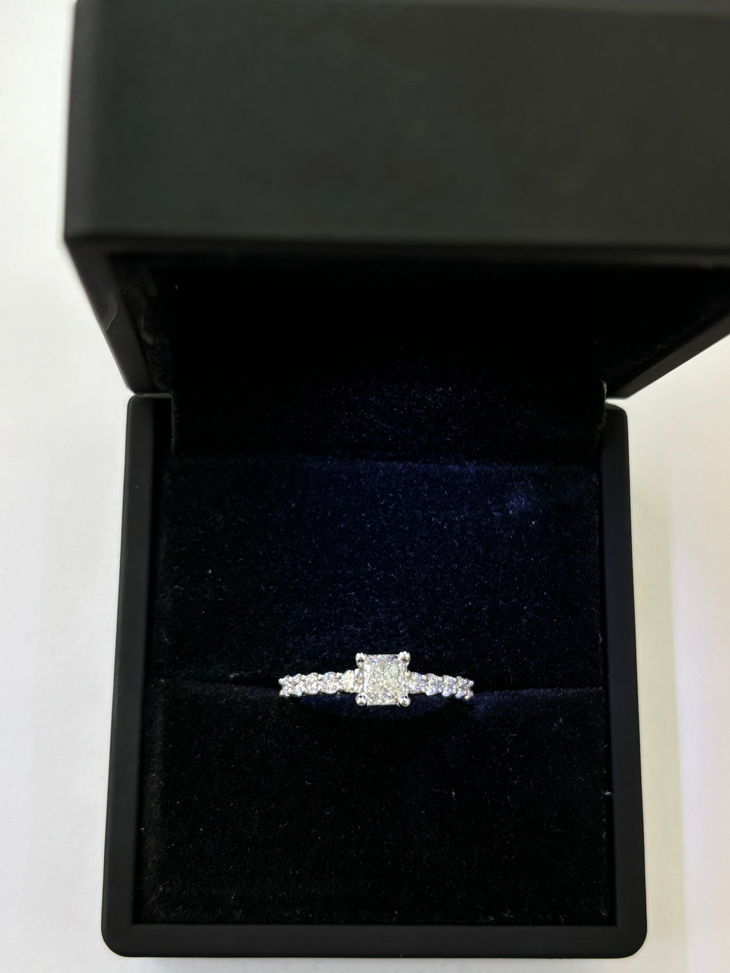 Radiant Cut Diamond Engagement Ring