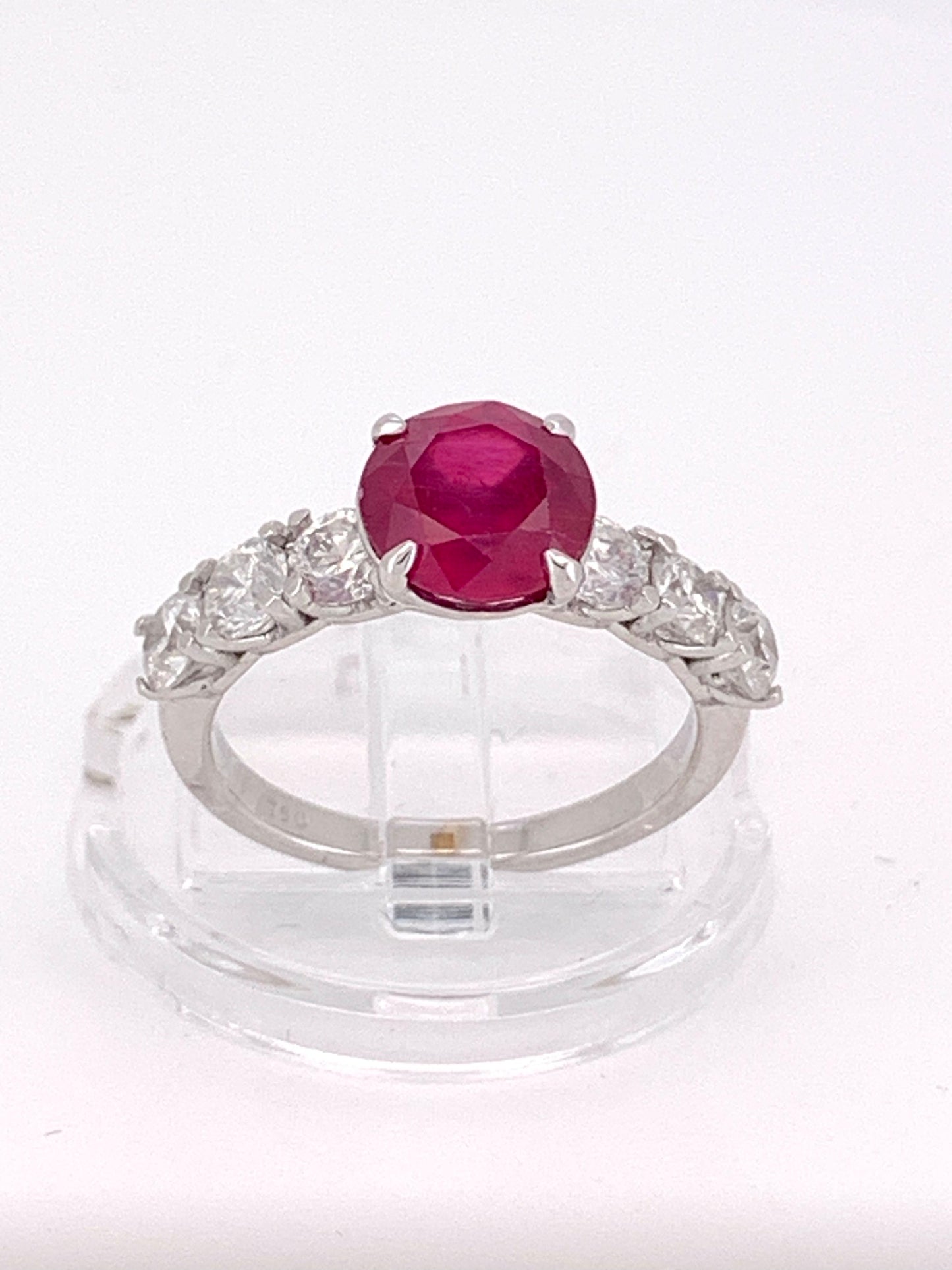 Two Carat Ruby Ring